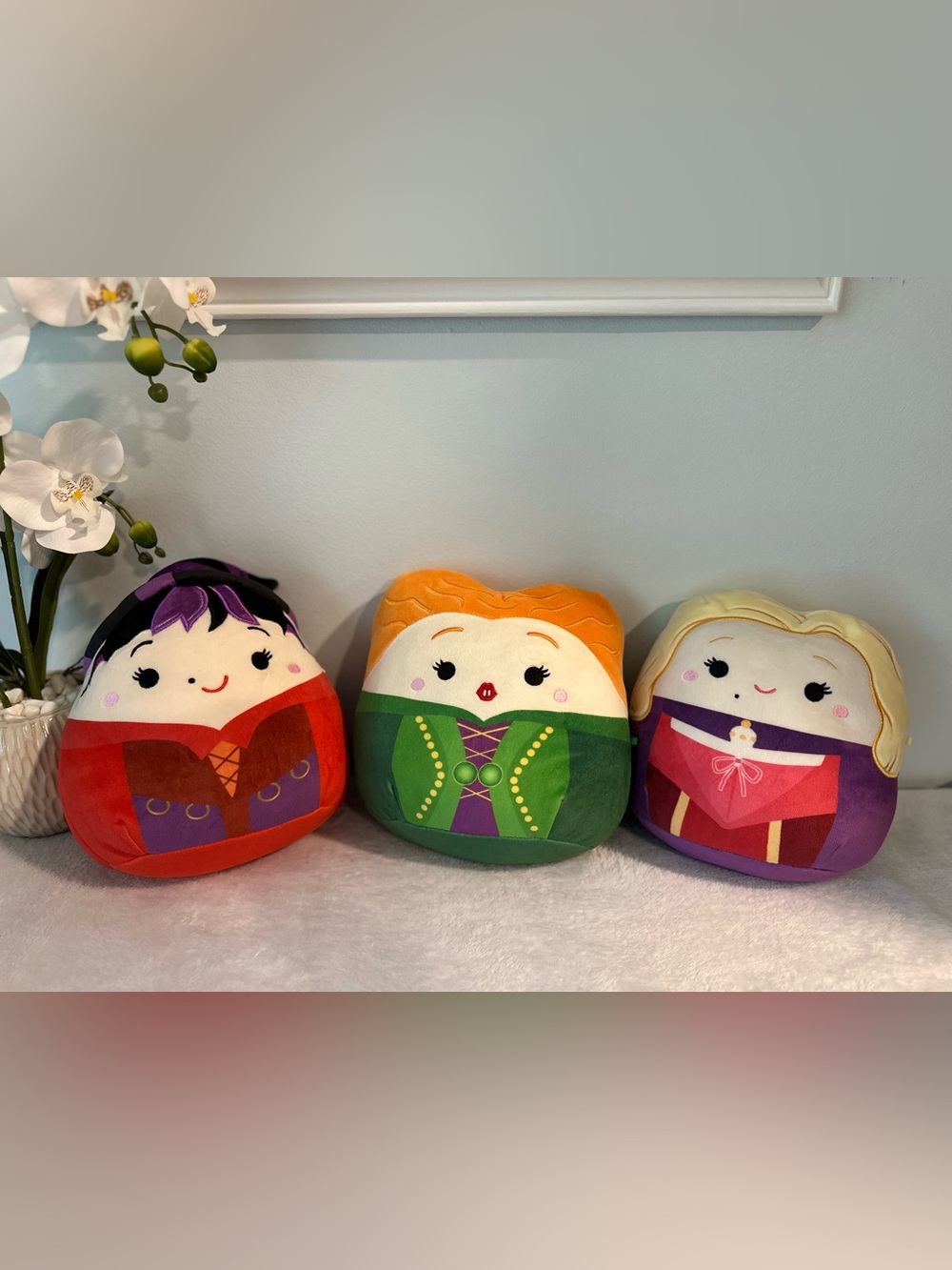 🎃 Squishmallows Disney Hocus Pocus Sanderson Sisters 8” Plush Set of 3
